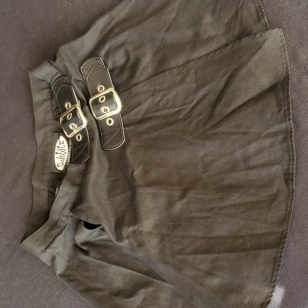 Lip Service Goth Mini Skirt size Medium